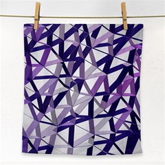 3d Lovely Geo Lines X Face Towel by Uniqued