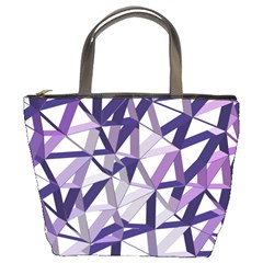 3d Lovely Geo Lines X Bucket Bag by Uniqued