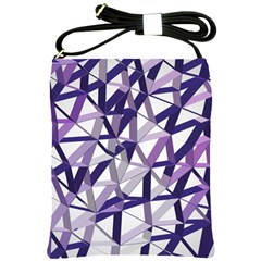 3d Lovely Geo Lines X Shoulder Sling Bag