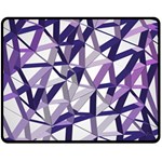 3D Lovely GEO Lines X Fleece Blanket (Medium)  60 x50  Blanket Front