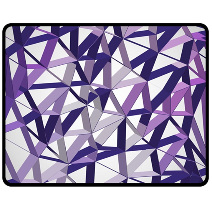 3D Lovely GEO Lines X Fleece Blanket (Medium) 