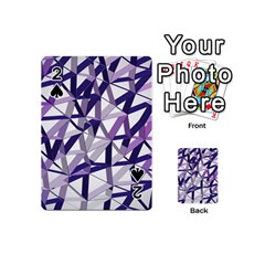 3d Lovely Geo Lines X Playing Cards 54 Designs (mini)