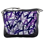 3D Lovely GEO Lines X Messenger Bag Front