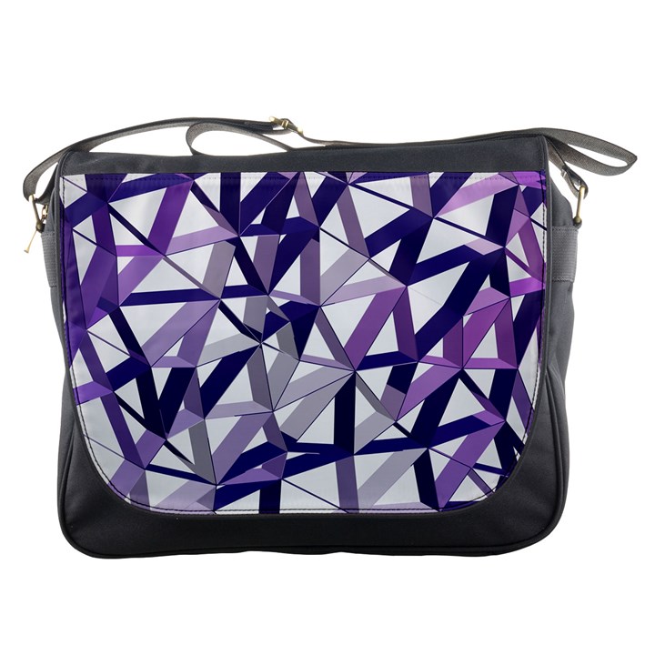 3D Lovely GEO Lines X Messenger Bag