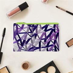 3d Lovely Geo Lines X Cosmetic Bag (xs) by Uniqued