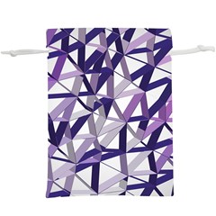 3d Lovely Geo Lines X  Lightweight Drawstring Pouch (xl) by Uniqued