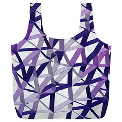 3d Lovely Geo Lines X Full Print Recycle Bag (xxl) by Uniqued