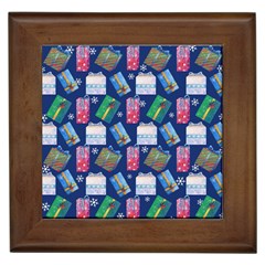 New Year Gifts Framed Tile by SychEva