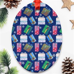 New Year Gifts Ornament (oval) by SychEva