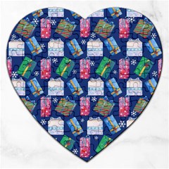 New Year Gifts Jigsaw Puzzle (heart) by SychEva