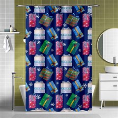 New Year Gifts Shower Curtain 48  X 72  (small)  by SychEva