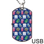 New Year Gifts Dog Tag USB Flash (Two Sides) Front