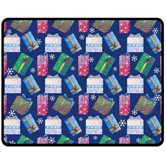 New Year Gifts Double Sided Fleece Blanket (medium)  by SychEva