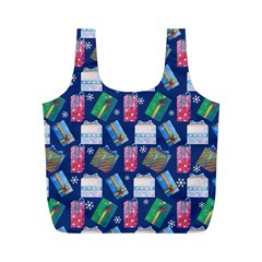 New Year Gifts Full Print Recycle Bag (m) by SychEva