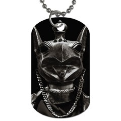 Creepy Women Mannequin Portrait Dog Tag (one Side)