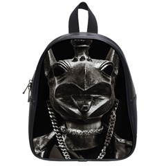 Creepy Women Mannequin Portrait School Bag (Small)