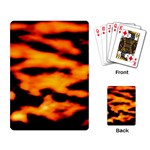 Orange Waves Abstract Series No2 Playing Cards Single Design (Rectangle) Back