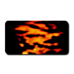 Orange Waves Abstract Series No2 Medium Bar Mats by DimitriosArt