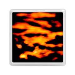 Orange Waves Abstract Series No2 Memory Card Reader (square) by DimitriosArt