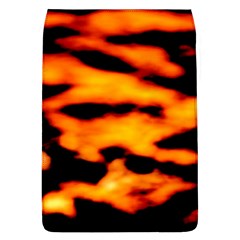 Orange Waves Abstract Series No2 Removable Flap Cover (l) by DimitriosArt