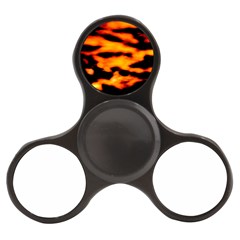 Orange Waves Abstract Series No2 Finger Spinner by DimitriosArt