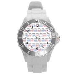 Gift Boxes Round Plastic Sport Watch (l) by SychEva