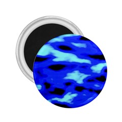 Blue Waves Abstract Series No11 2 25  Magnets by DimitriosArt