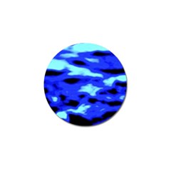 Blue Waves Abstract Series No11 Golf Ball Marker (10 Pack) by DimitriosArt