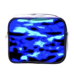 Blue Waves Abstract Series No11 Mini Toiletries Bag (One Side) Front