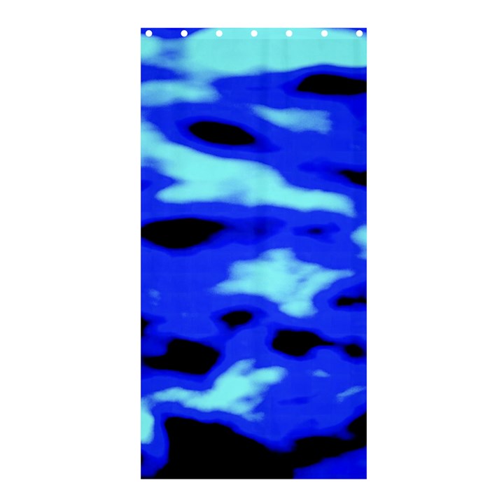 Blue Waves Abstract Series No11 Shower Curtain 36  x 72  (Stall) 