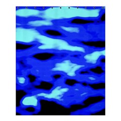 Blue Waves Abstract Series No11 Shower Curtain 60  X 72  (medium)  by DimitriosArt