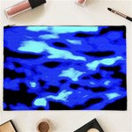 Blue Waves Abstract Series No11 Cosmetic Bag (XXL) Front