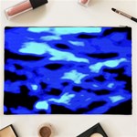 Blue Waves Abstract Series No11 Cosmetic Bag (XXL) Back