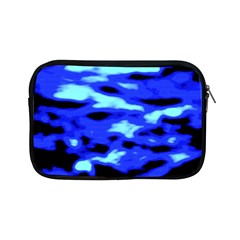 Blue Waves Abstract Series No11 Apple Ipad Mini Zipper Cases by DimitriosArt