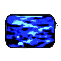 Blue Waves Abstract Series No11 Apple Macbook Pro 17  Zipper Case by DimitriosArt