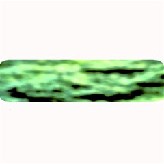 Green  Waves Abstract Series No13 Large Bar Mats by DimitriosArt