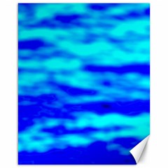 Blue Waves Abstract Series No12 Canvas 16  X 20  by DimitriosArt