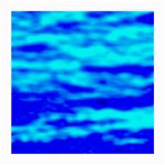 Blue Waves Abstract Series No12 Medium Glasses Cloth (2 Sides) Back