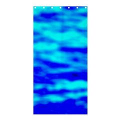 Blue Waves Abstract Series No12 Shower Curtain 36  X 72  (stall)  by DimitriosArt