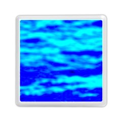 Blue Waves Abstract Series No12 Memory Card Reader (square) by DimitriosArt