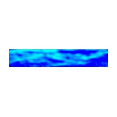 Blue Waves Abstract Series No12 Flano Scarf (mini) by DimitriosArt