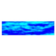 Blue Waves Abstract Series No12 Satin Scarf (oblong) by DimitriosArt