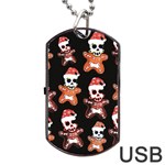 Zanoskull - Gingerbread MON Dog Tag USB Flash (Two Sides) Back