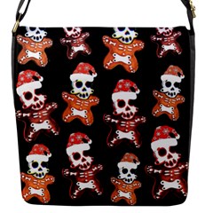 Zanoskull - Gingerbread Mon Flap Closure Messenger Bag (s) by Roxzanoart