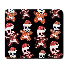 Zanoskull - Gingerbread Mon Large Mousepads by Roxzanoart