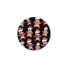 Zanoskull - Gingerbread Mon Golf Ball Marker (10 Pack) by Roxzanoart