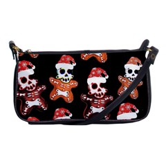 Zanoskull - Gingerbread Mon Shoulder Clutch Bag by Roxzanoart