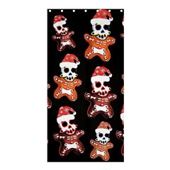 Zanoskull - Gingerbread Mon Shower Curtain 36  X 72  (stall)  by Roxzanoart