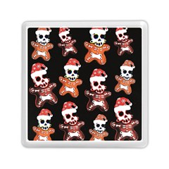 Zanoskull - Gingerbread Mon Memory Card Reader (square) by Roxzanoart