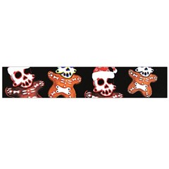 Zanoskull - Gingerbread Mon Large Flano Scarf  by Roxzanoart